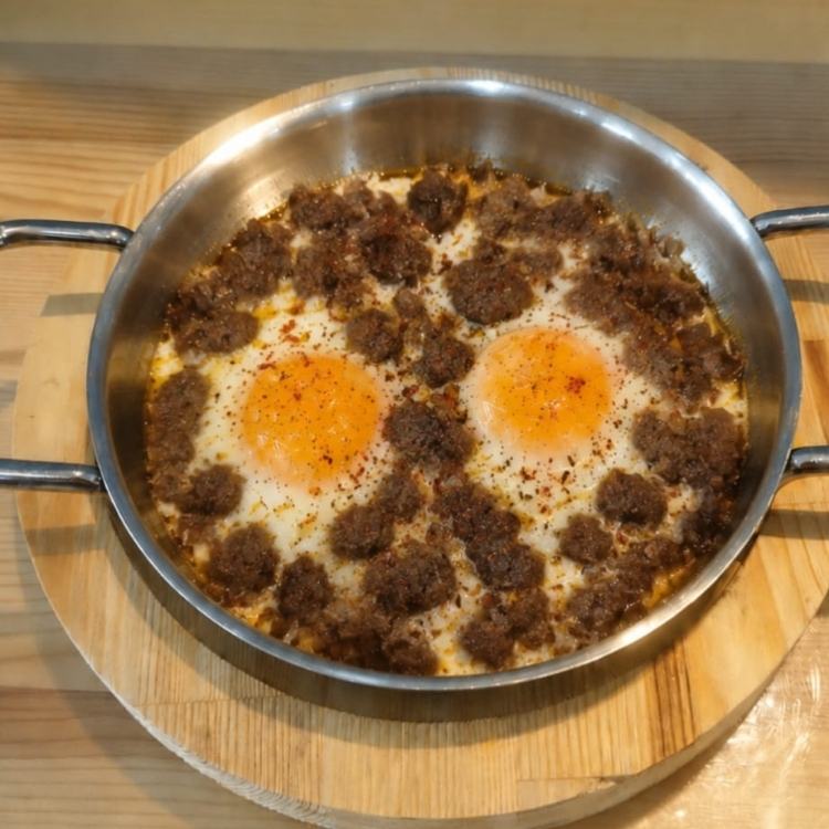 Kavurmalı Yumurta